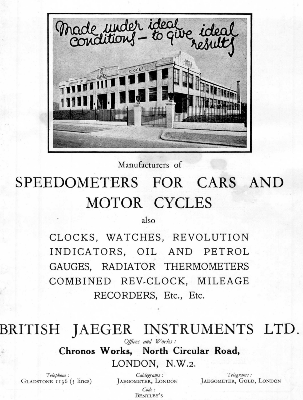 Manufacture Jaeger à Londres