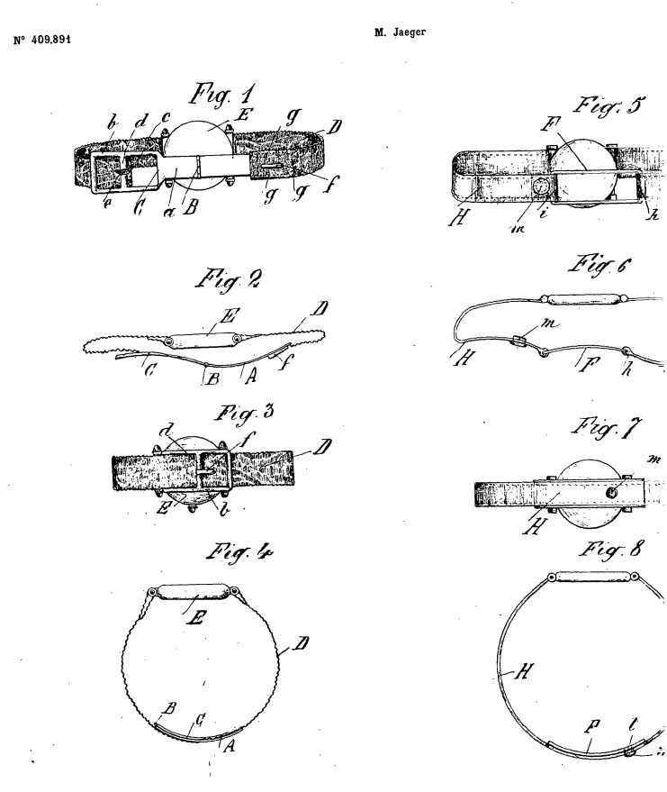 Brevet d'Edmond Jaeger - Boucle déployante