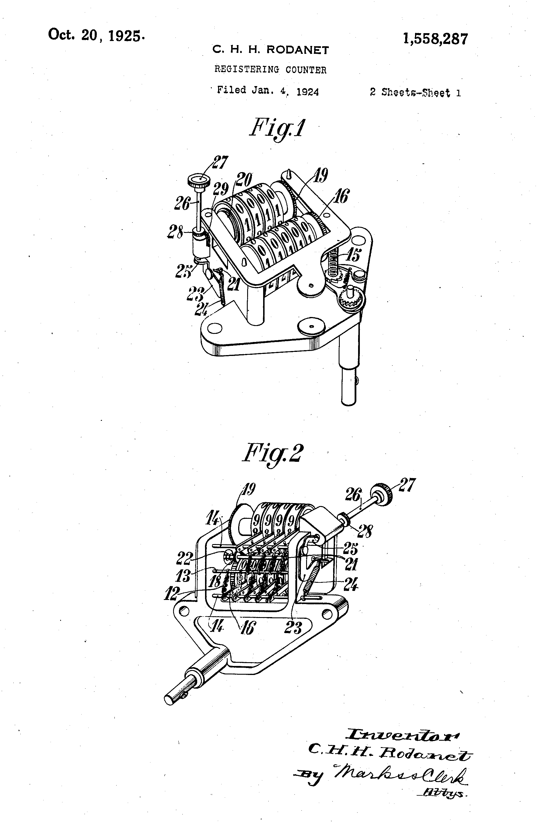 Compteur kilométriques