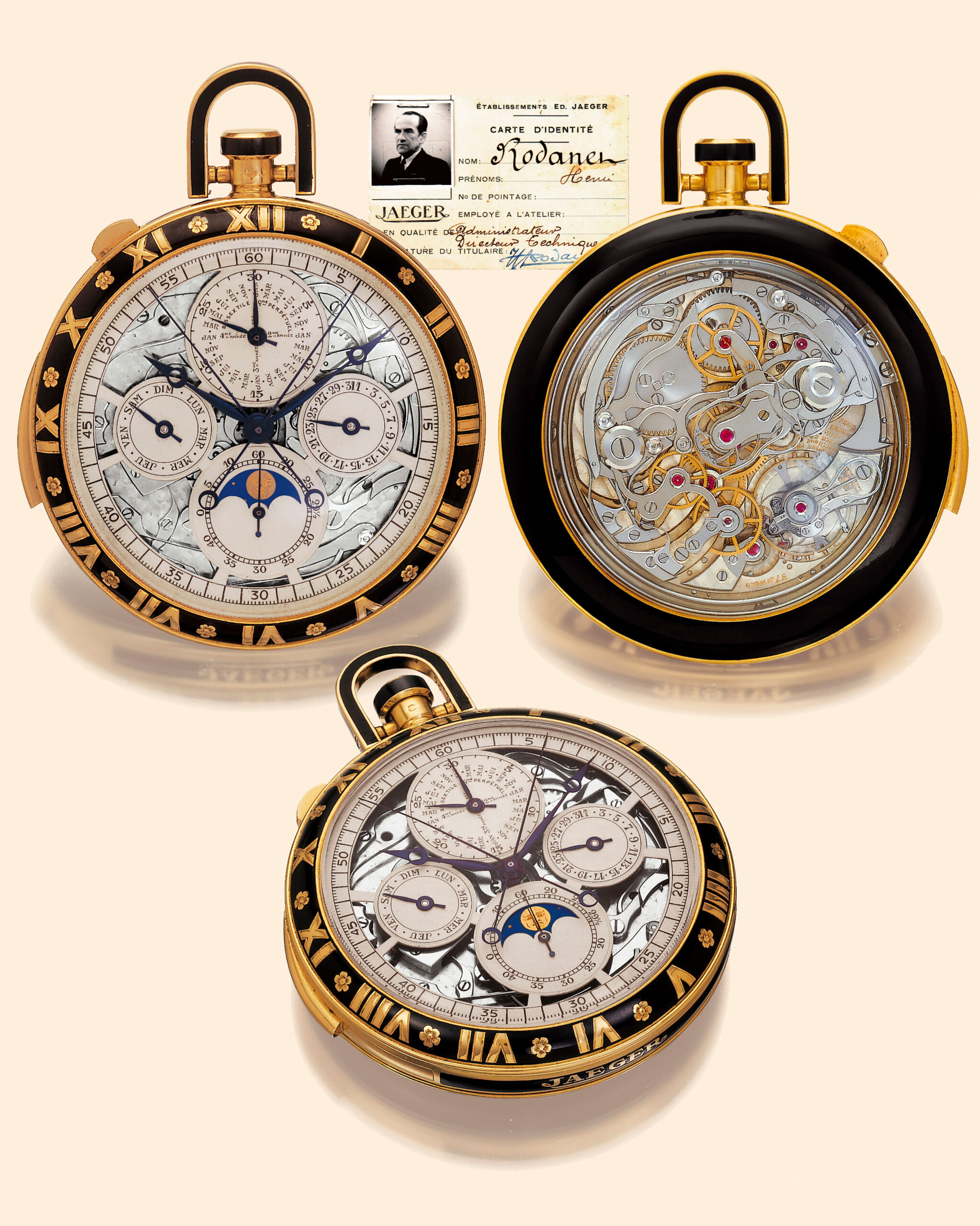 Montre astronomique squelette Jaeger