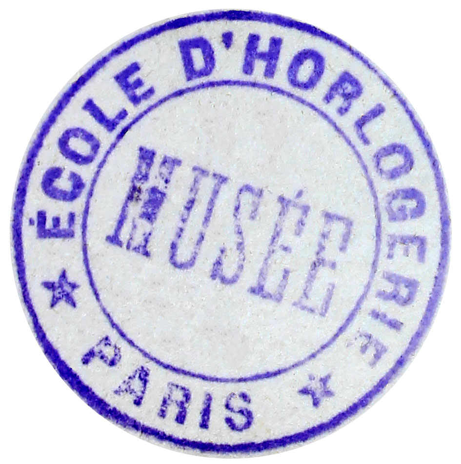 Cachet officiel Musée d'Horlogerie